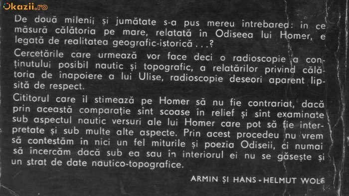 Armin si Hans-Helmut Wolf - Drumul lui Ulise