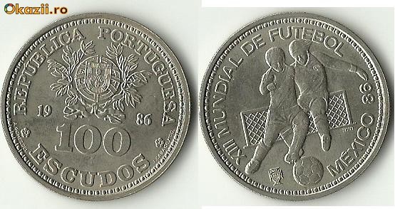 PORTUGALIA -100 ESCUDOS 1986. PORTUGALIA -100 ESCUDOS 1986.