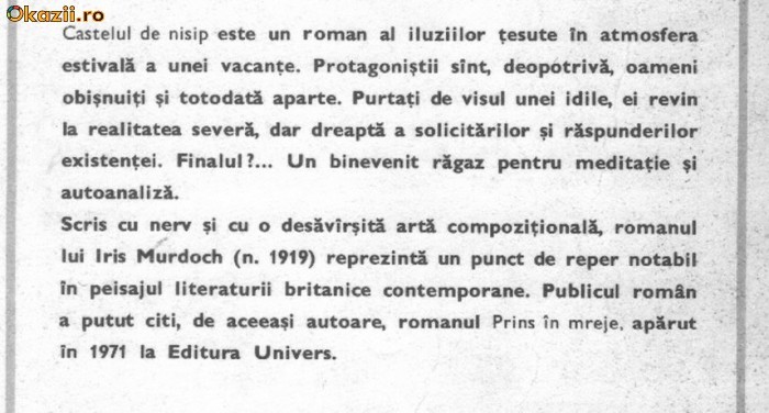 Iris Murdoch - Castelul de nisip Iris Murdoch - Castelul de nisip