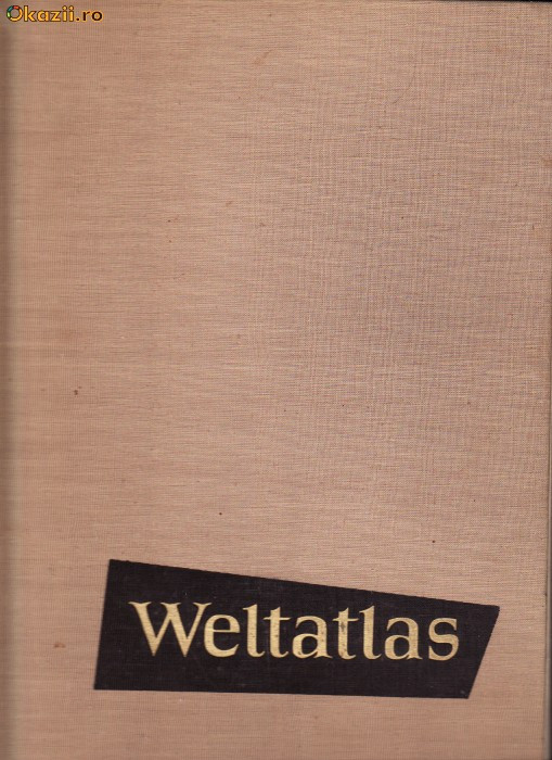 Atlas geografic in limba germana-editat Hermann Haack- Leipzig