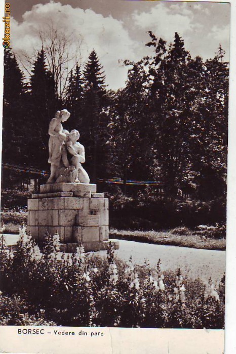 R-7277 BORSEC Vedere din parc CIRCULAT 1961 R-7277 BORSEC Vedere din parc CIRCULAT 1961