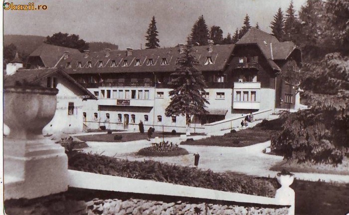 R-7264 BORSEC Pavilionul central, Baile calde CIRCULAT 1960 R-7264 BORSEC Pavilionul central, Baile calde CIRCULAT 1960