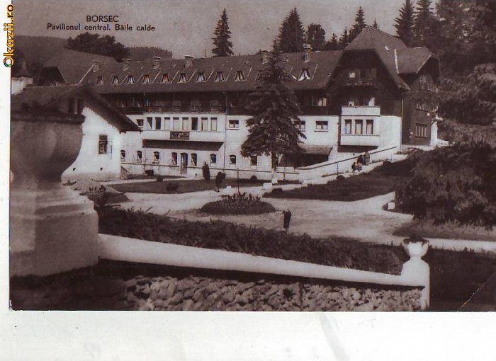 R-7263 BORSEC Pavilionul central, Baile calde CIRCULAT