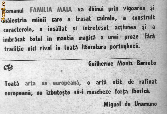Eca de Queiroz - Familia Maia Eca de Queiroz - Familia Maia