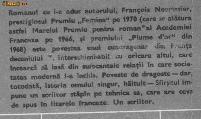 Francois Nourissier - Sfarsitul