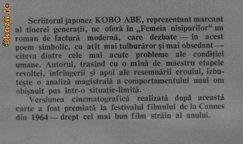 Kobo Abe - Femeia nisipurilor