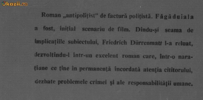 Fr Durrenmatt - Fagaduiala