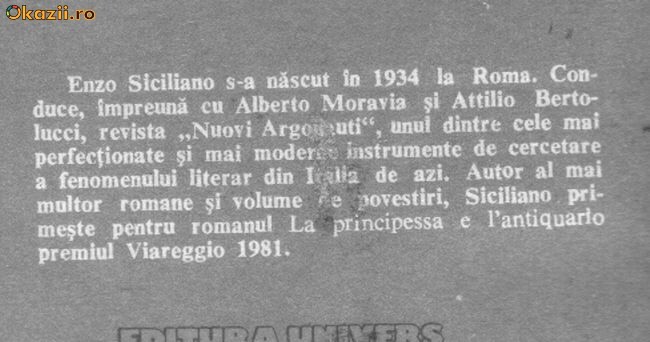 Enzo Siciliano - Printesa si anticarul