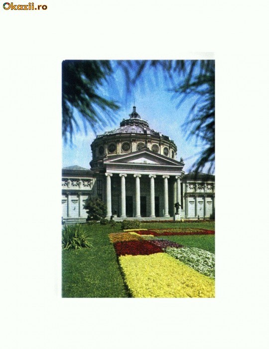 CP174-07 Bucuresti. Ateneul -circulata 1968 CP174-07 Bucuresti. Ateneul -circulata 1968