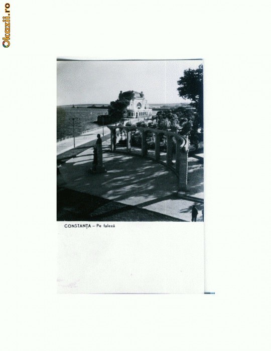 CP177-59 Constanta -Pe faleza -RPR-circulata 1961 CP177-59 Constanta -Pe faleza -RPR-circulata 1961