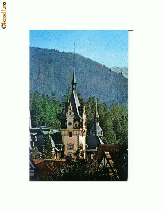 CP177-17 Sinaia. Castelul Peles -circulata 1976
