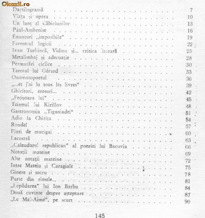 Serban Foarta - Afinitati selective Serban Foarta - Afinitati selective