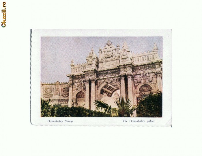 CP179-01 Istanbul -Dolmabahce Sarayi (Turcia) -circulata 1956