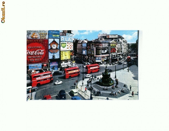 CP178-90 Piccadilly Circus, London (Marea Britanie)-necirculata CP178-90 Piccadilly Circus, London (Marea Britanie)-necirculata