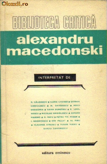 Alexandru Macedonski interpretat de ...