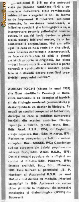 Adrian Fochi - Femeia lui Putiphar ( K2111)