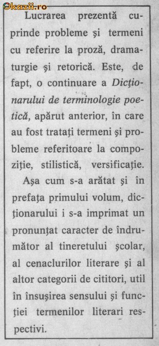Gh Ghita , C Fierascu - Dictionar de terminologie literara Gh Ghita , C Fierascu - Dictionar de terminologie literara