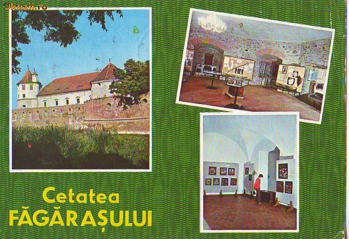 S11010 Fagaras Cetatea Fagaras 1977 circulata S11010 Fagaras Cetatea Fagaras 1977 circulata
