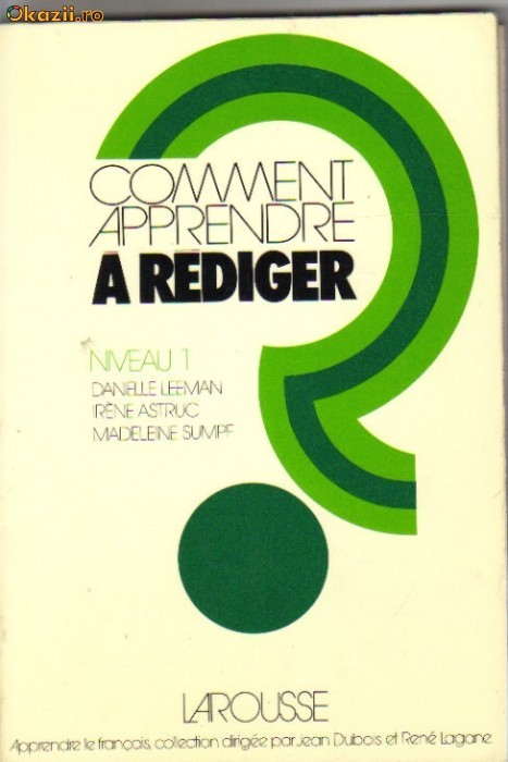 D Leeman , L Astruc , M Sumpf - Comment apprendre a rediger D Leeman , L Astruc , M Sumpf - Comment apprendre a rediger