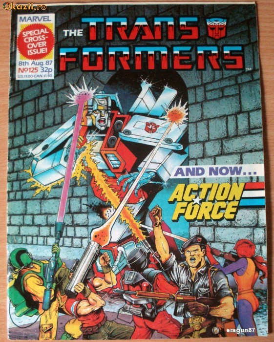 Transformers #125 Marvel Comics Transformers #125 Marvel Comics