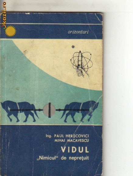 P Herscovici , M Macavescu - Vidul , nimicul de nepretuit P Herscovici , M Macavescu - Vidul , nimicul de nepretuit