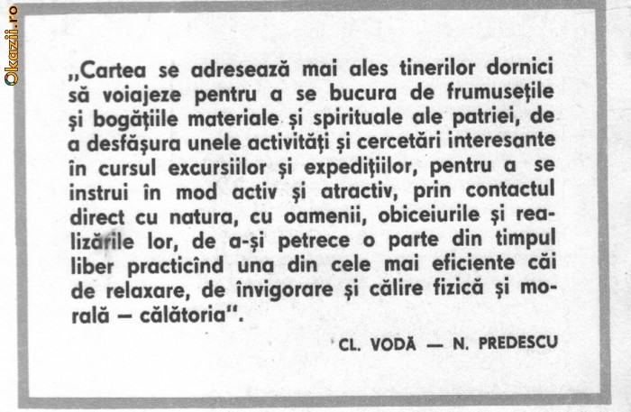 C Voda , N Predescu - Drumetind prin ... drumetie