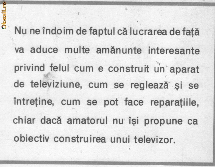 G D Oprescu - Construiti un televizor G D Oprescu - Construiti un televizor