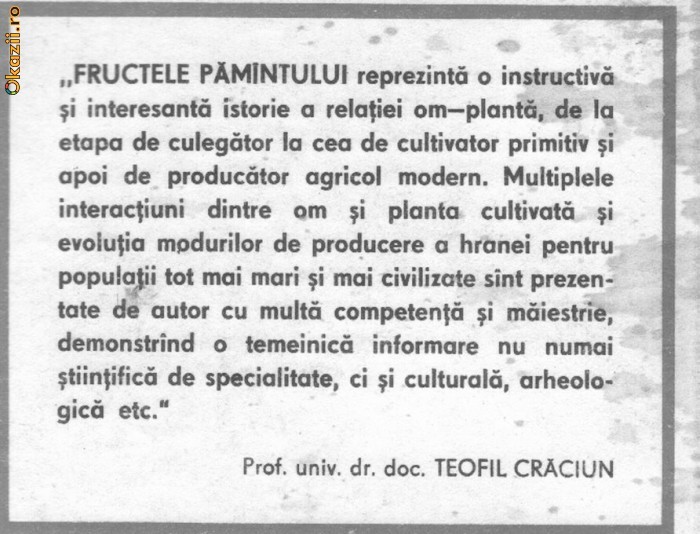 Aurelian Baltaretu - Fructele pamantului Aurelian Baltaretu - Fructele pamantului