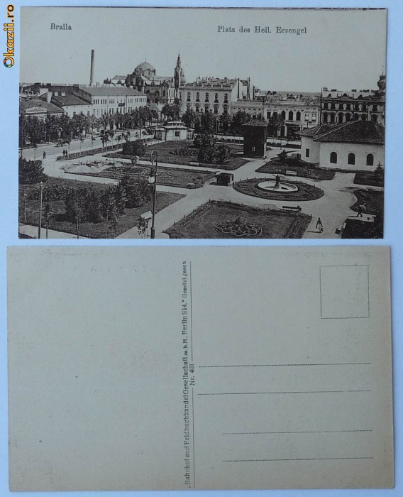 Braila , Piata , editata de nemti in primul razboi mondial , cand ocupau zona Braila , Piata , editata de nemti in primul razboi mondial , cand ocupau zona
