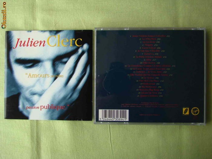 JULIEN CLERC - Amours secretes...passion publique - C D Original JULIEN CLERC - Amours secretes...passion publique - C D Original