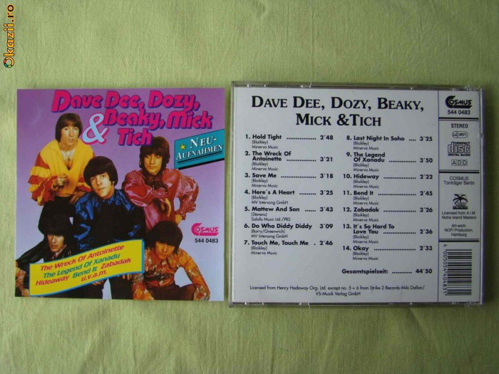 DAVE DEE, DOZY, BEAKY, MICK and TICH - Best - C D Original