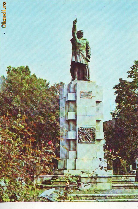 S11566 BISTRITA Statuia lui Andrei Muresanu NECIRCULAT