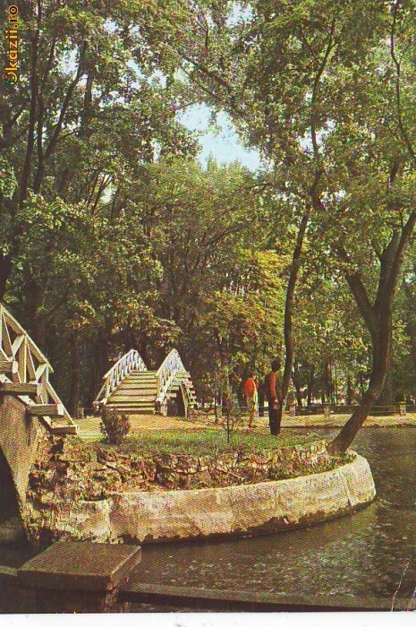 S11671 BOTOSANI Vedere din parcul M.Eminsecu CIRCULAT