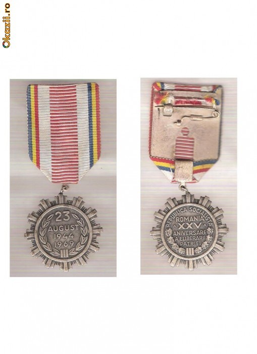 AC 132 Medalie A XXV-a aniversare a eliberarii Patriei