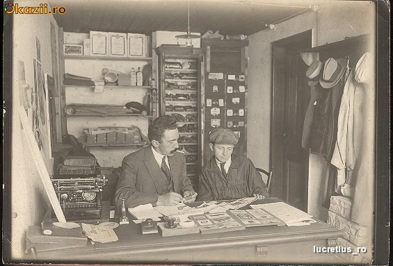 Fotografie Emil Grabouschi Zincograf Buc Academiei 4