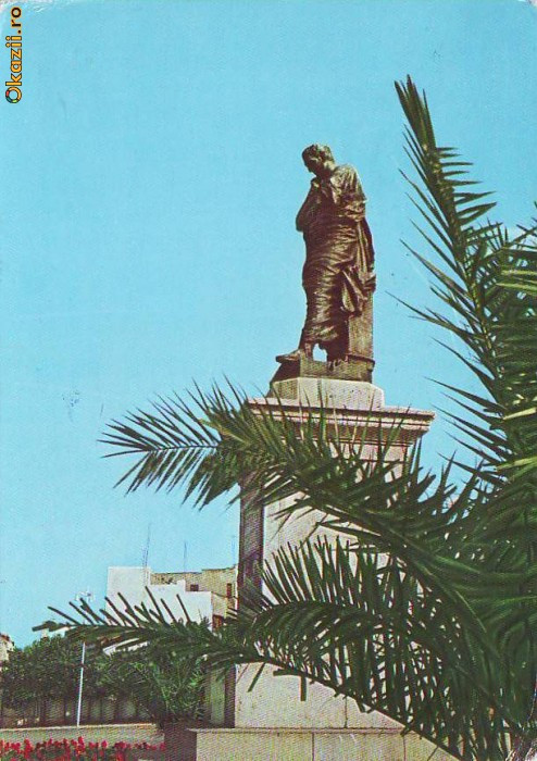 S11199 CONSTANTA Statuia lui Ovidiu CIRCULAT 1967