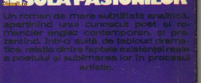 Roy Fuller - Insula pasiunilor Roy Fuller - Insula pasiunilor