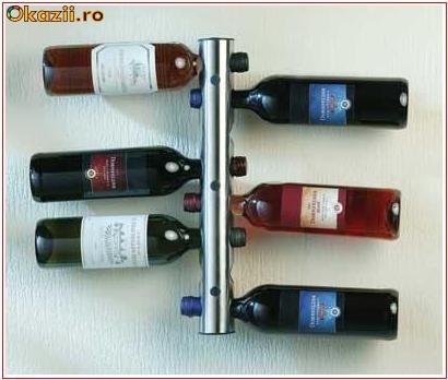 Suport din inox pentru sticle de vin foto mare Suport din inox pentru sticle de vin foto mare