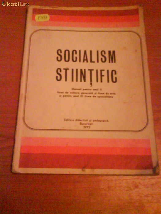 1377 Socialism Stiintific-Manual pentru anul 2 licee 1377 Socialism Stiintific-Manual pentru anul 2 licee