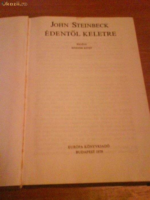 1350 John Steinbeck-Edentol keletre