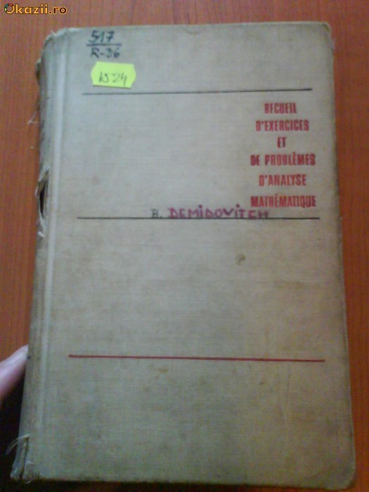 1524Recueil d'exercices et de problemes d'analyse mathematique 1524Recueil d'exercices et de problemes d'analyse mathematique