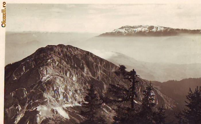 BO103 Piatra Craiului Masivul Bucegi circulata 1939 BO103 Piatra Craiului Masivul Bucegi circulata 1939