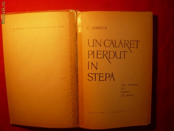 Felix Aderca - Un calaret pierdut in stepa -Ed Tineretului 1961 Felix Aderca - Un calaret pierdut in stepa -Ed Tineretului 1961