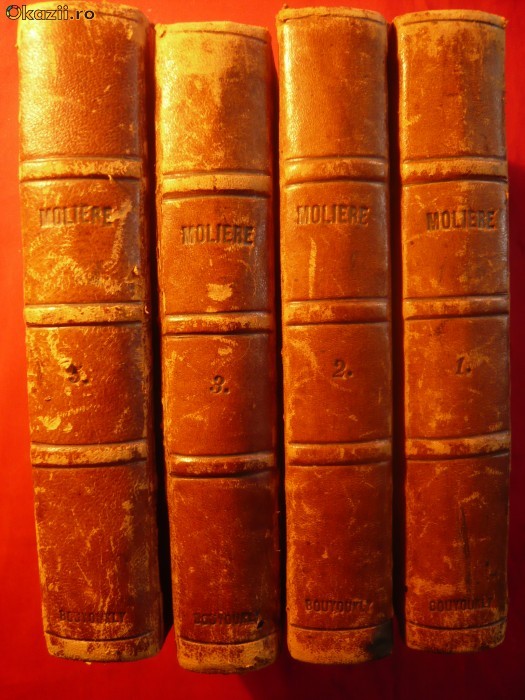 MOLIERE-"Oeuvres Completes" Paris -1855- 1,2,3,5 MOLIERE-"Oeuvres Completes" Paris -1855- 1,2,3,5