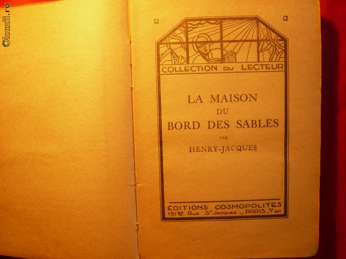 Henry Jacques- La Maison du Bord des Sables - 1931
