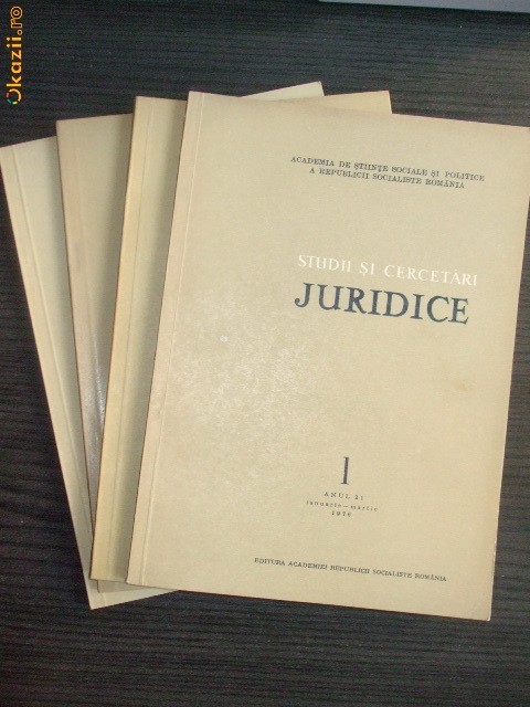 Studii și cercetări juridice 1976, nr. 1-4, anul 21, 045