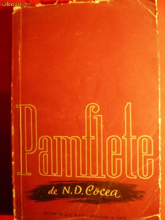 N. D. COCEA - PAMFLETE -ed. 1956 N. D. COCEA - PAMFLETE -ed. 1956