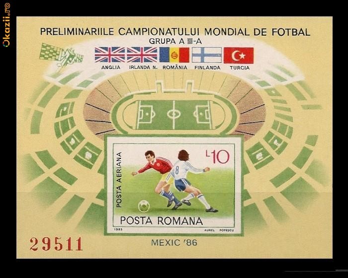 LP 1140 - Preliminariile CM fotbal Mexic colita nedantelata