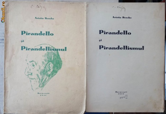Aristia Benche , Pirandello si pirandellismul , 1937