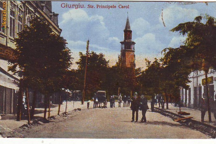 B0146 Giurgiu str. Principele Carol circulata1919 B0146 Giurgiu str. Principele Carol circulata1919